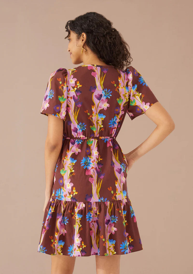 Bonnie Dress in Prairie Floral Cinnamon