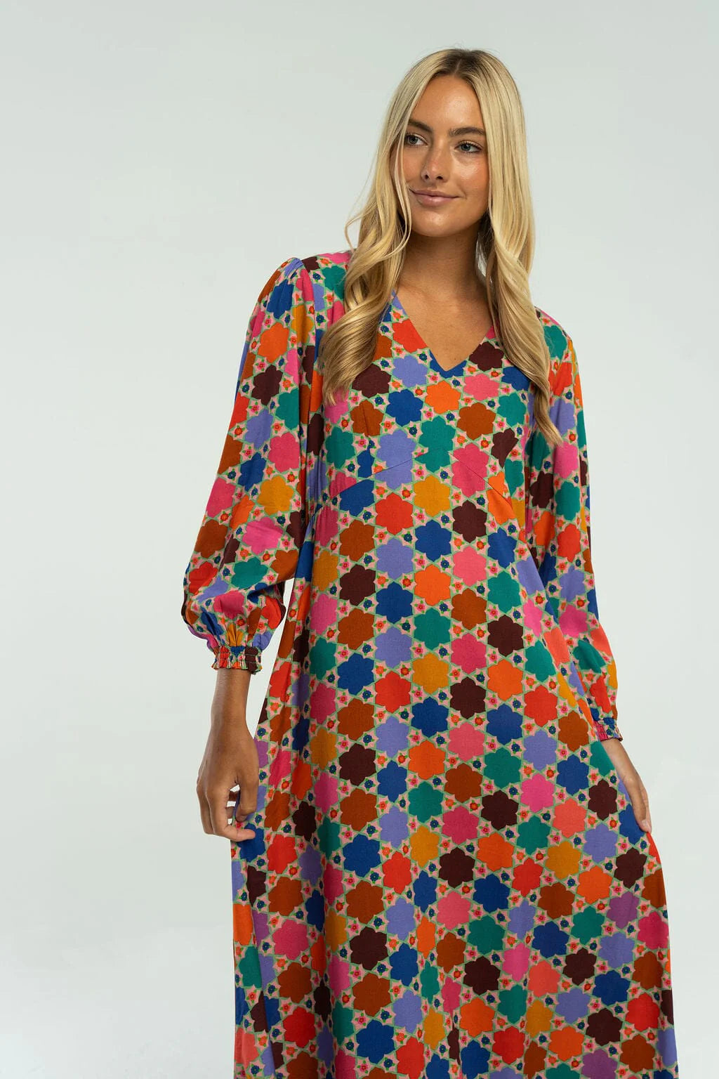 Layla Maxi Dress in Multi