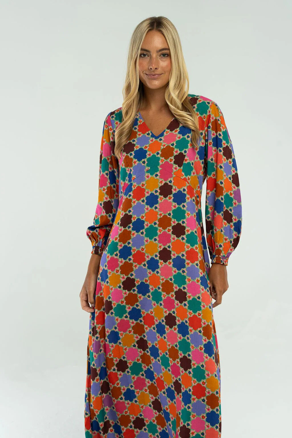 Layla Maxi Dress in Multi