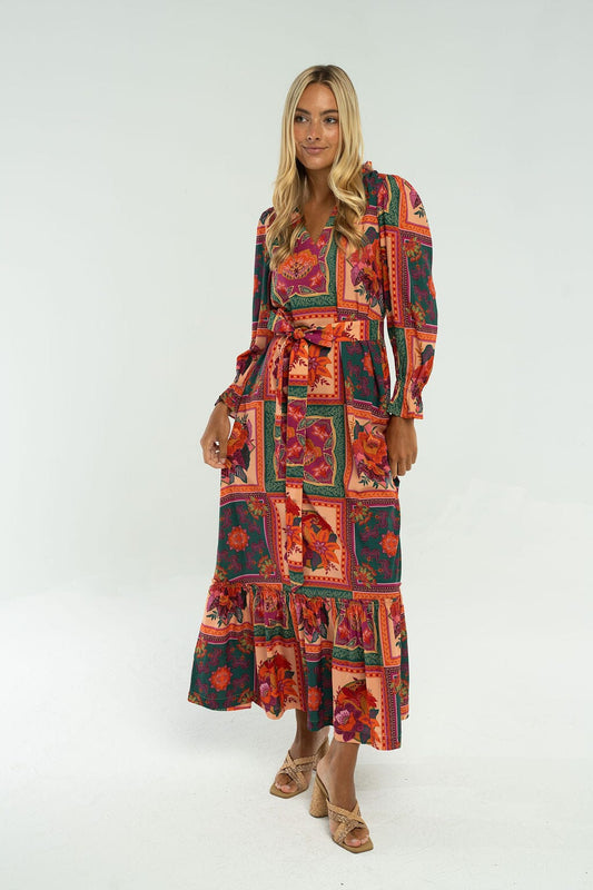 Evelyn Maxi Dress in Floral