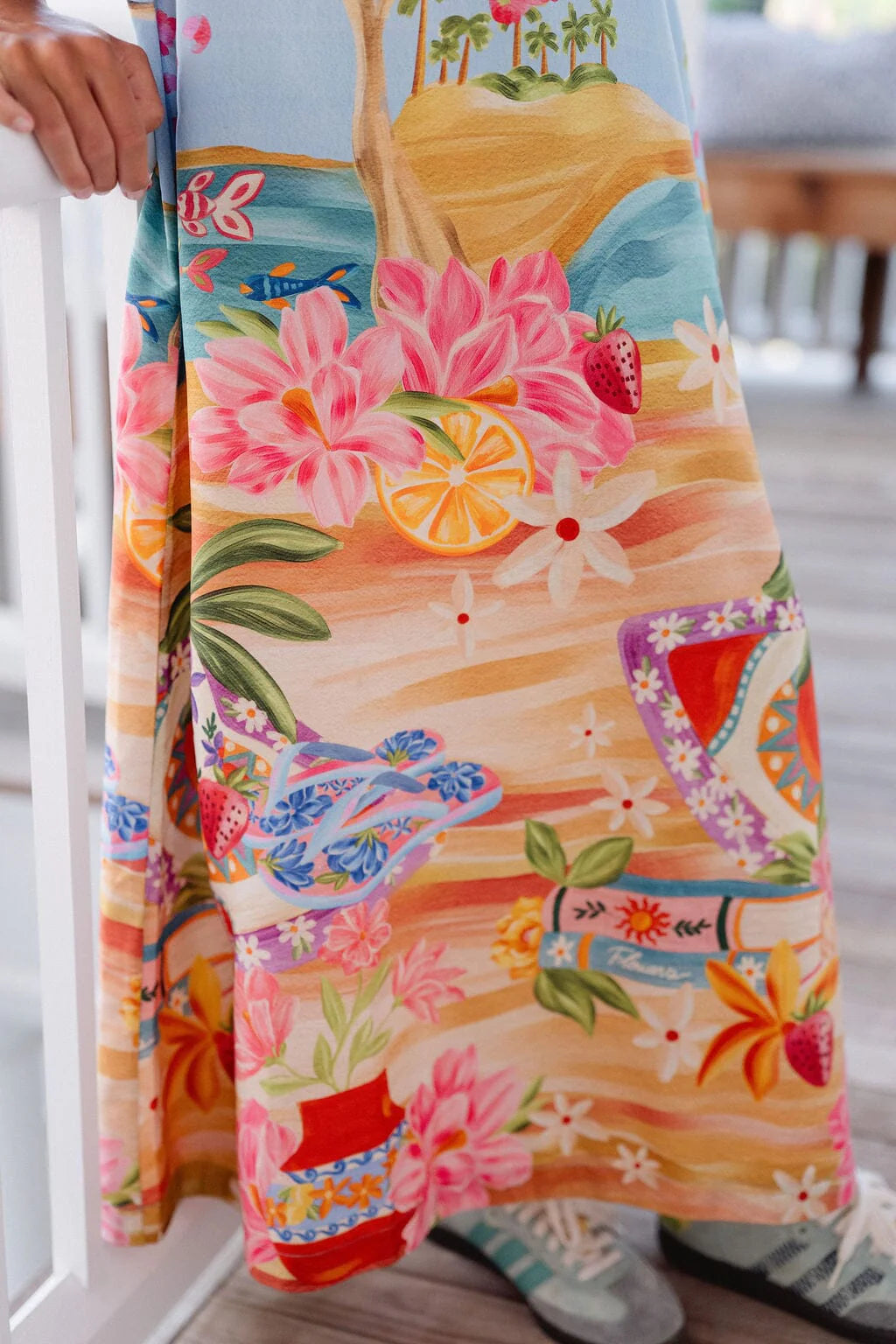 Stephe Maxi Dress in Carolina Blue