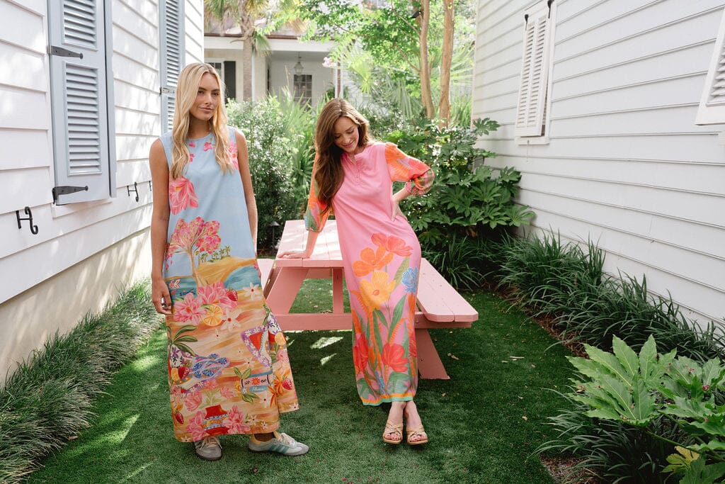 Stephe Maxi Dress in Carolina Blue