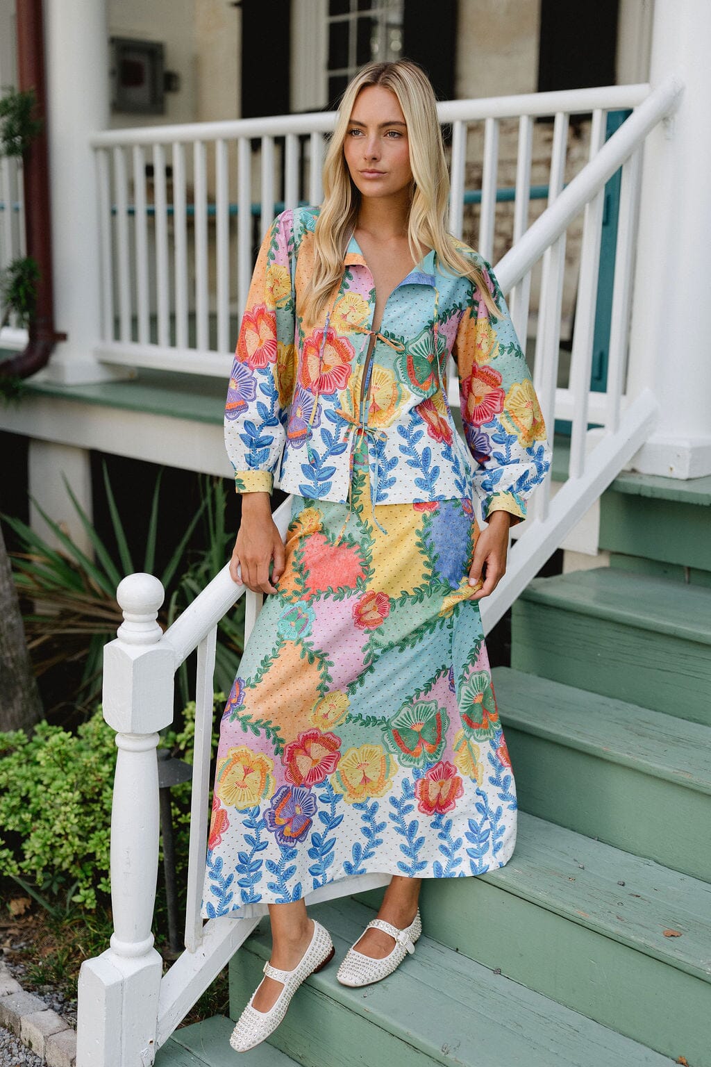 Tiffany Skirt in Multi Floral