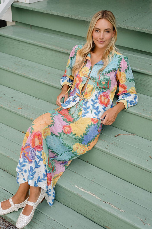 Tiffany Skirt in Multi Floral