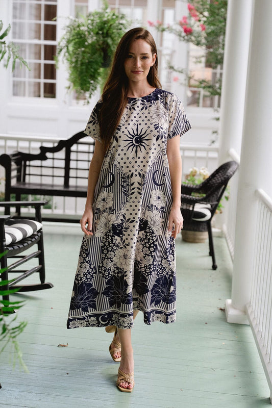 Diana Maxi Dress in Navy
