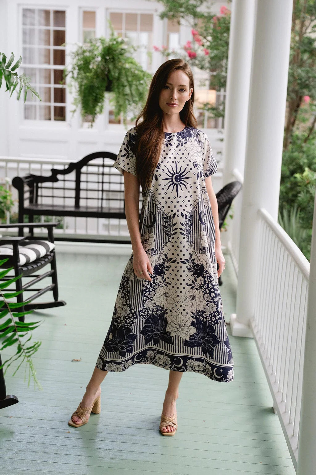 Diana Maxi Dress in Navy