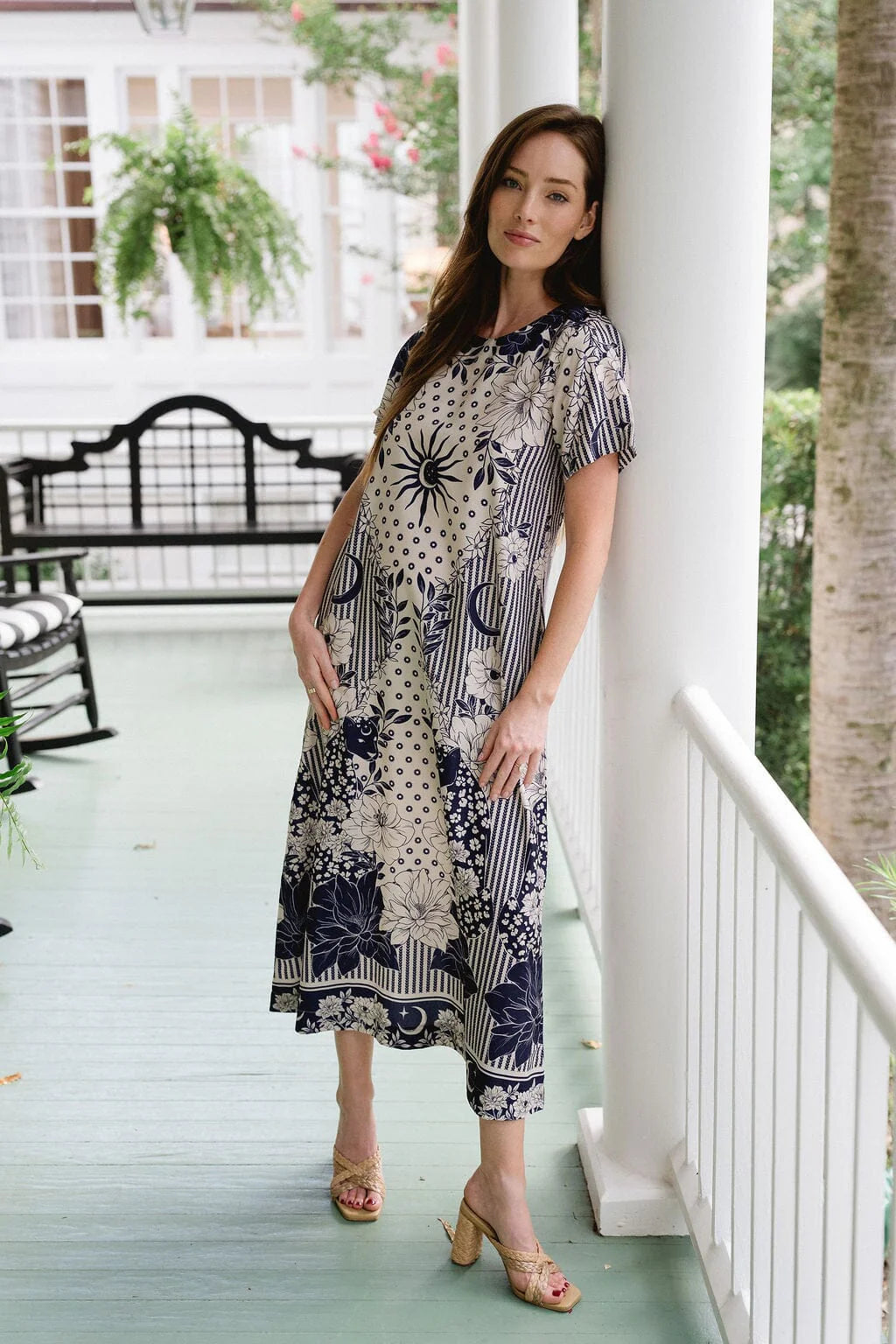 Diana Maxi Dress in Navy