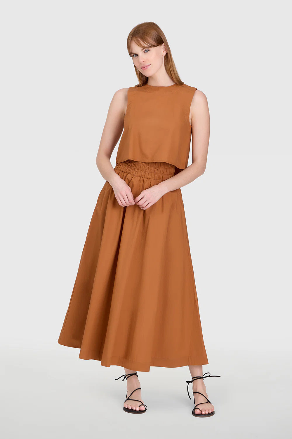 Crop Top in Brown