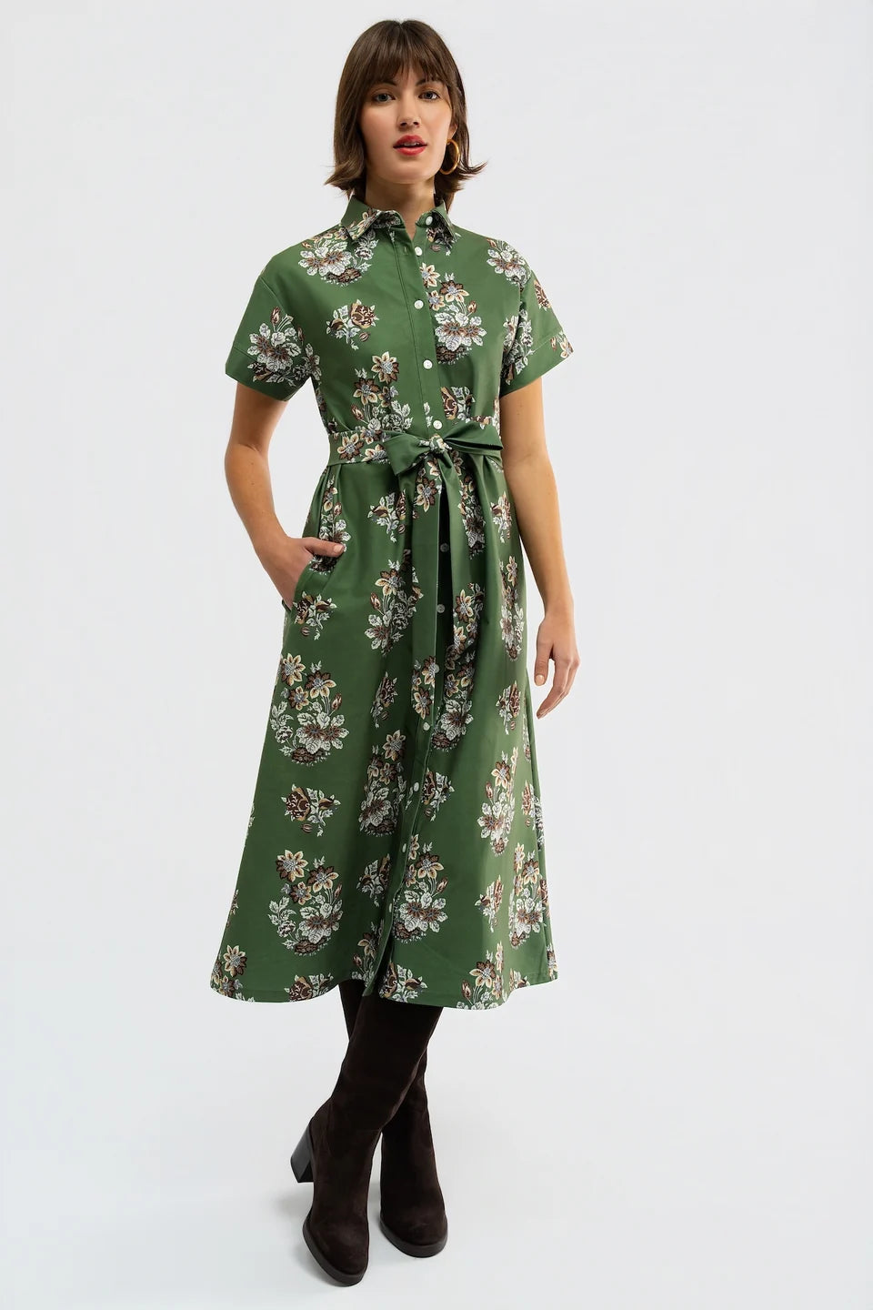 Miller Dress in Whisperwood