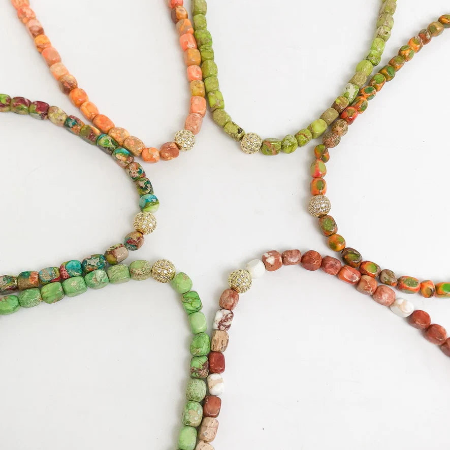Gemstone Layering Necklace