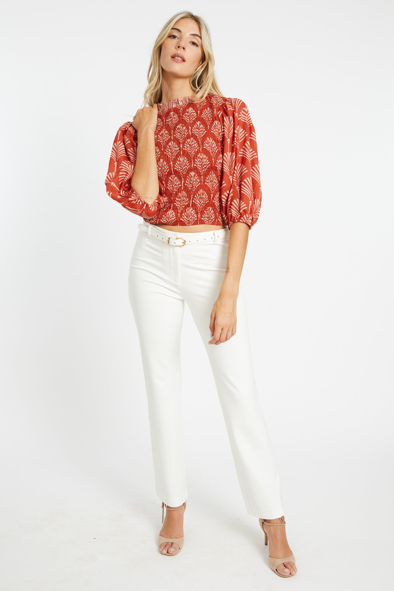Genie Top in Rust Ginko Breeze