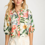 Juliette Top in Buttercream Floral
