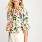 Juliette Top in Buttercream Floral