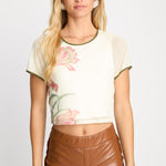 Tyra Top in Stippled Iris