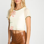 Tyra Top in Stippled Iris