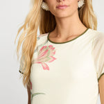 Tyra Top in Stippled Iris