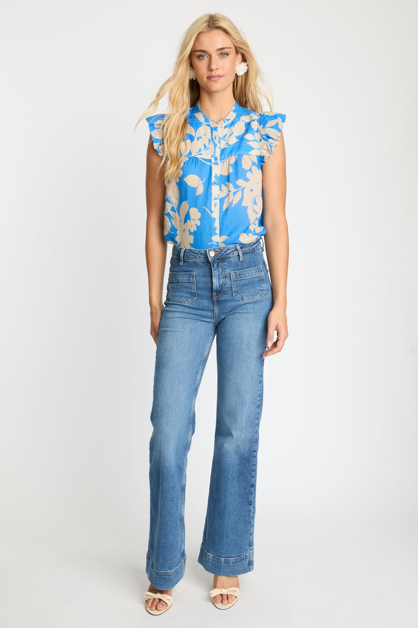 Anthea Top in Sapphire Shadow