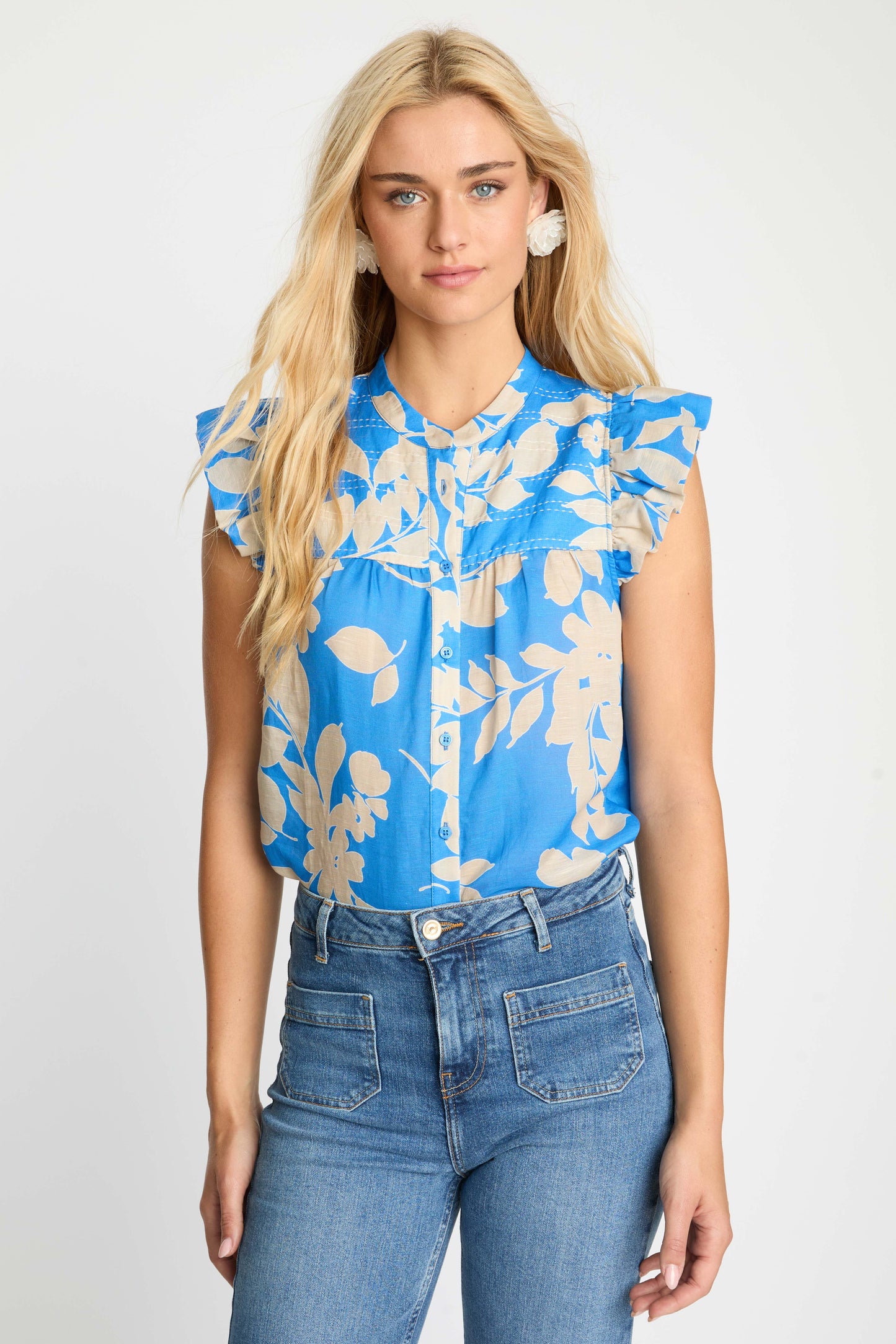 Anthea Top in Sapphire Shadow