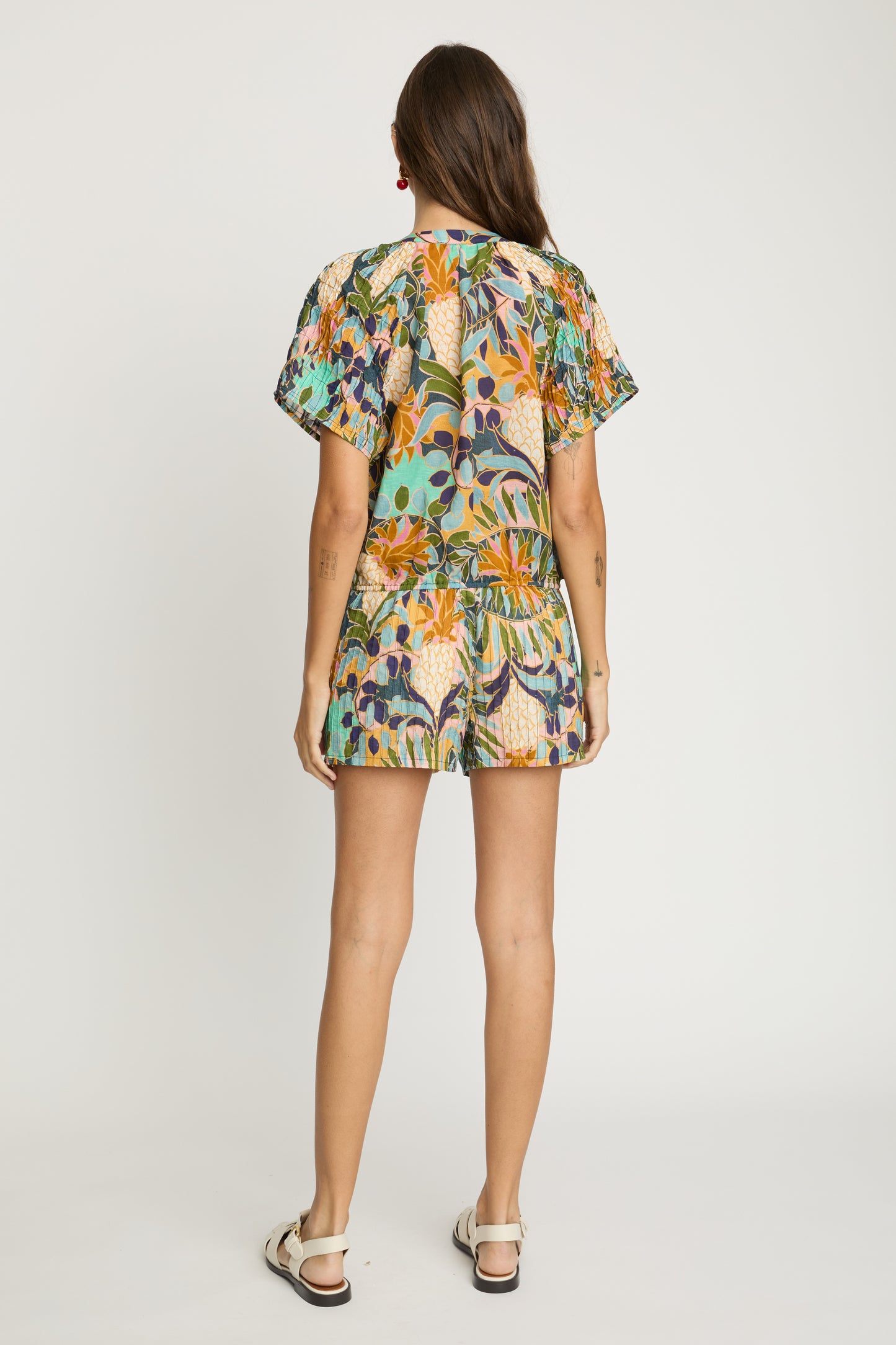 Azra Short in Baroque Pineapple