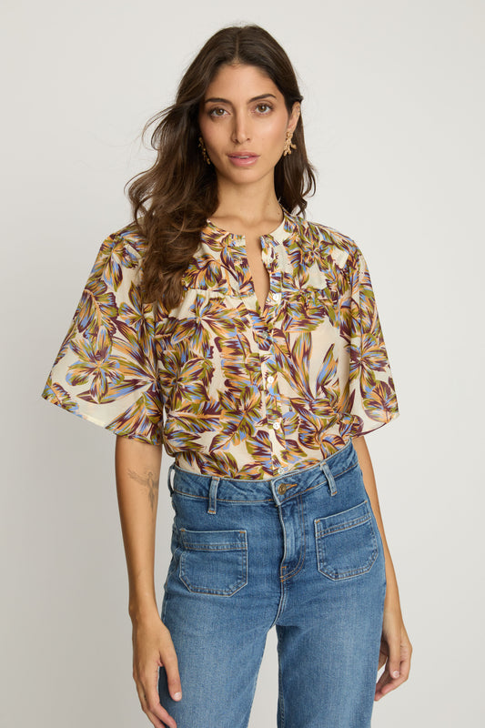 Aliyah Top in Dutch Blossom