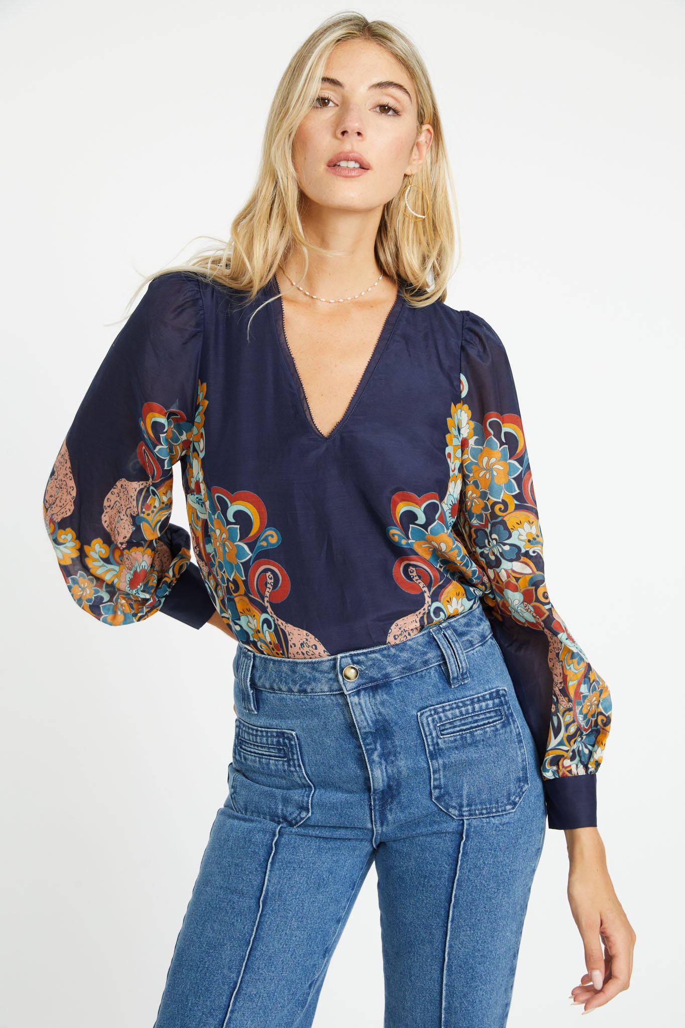 Ruby Top in Cosmic Cheetah
