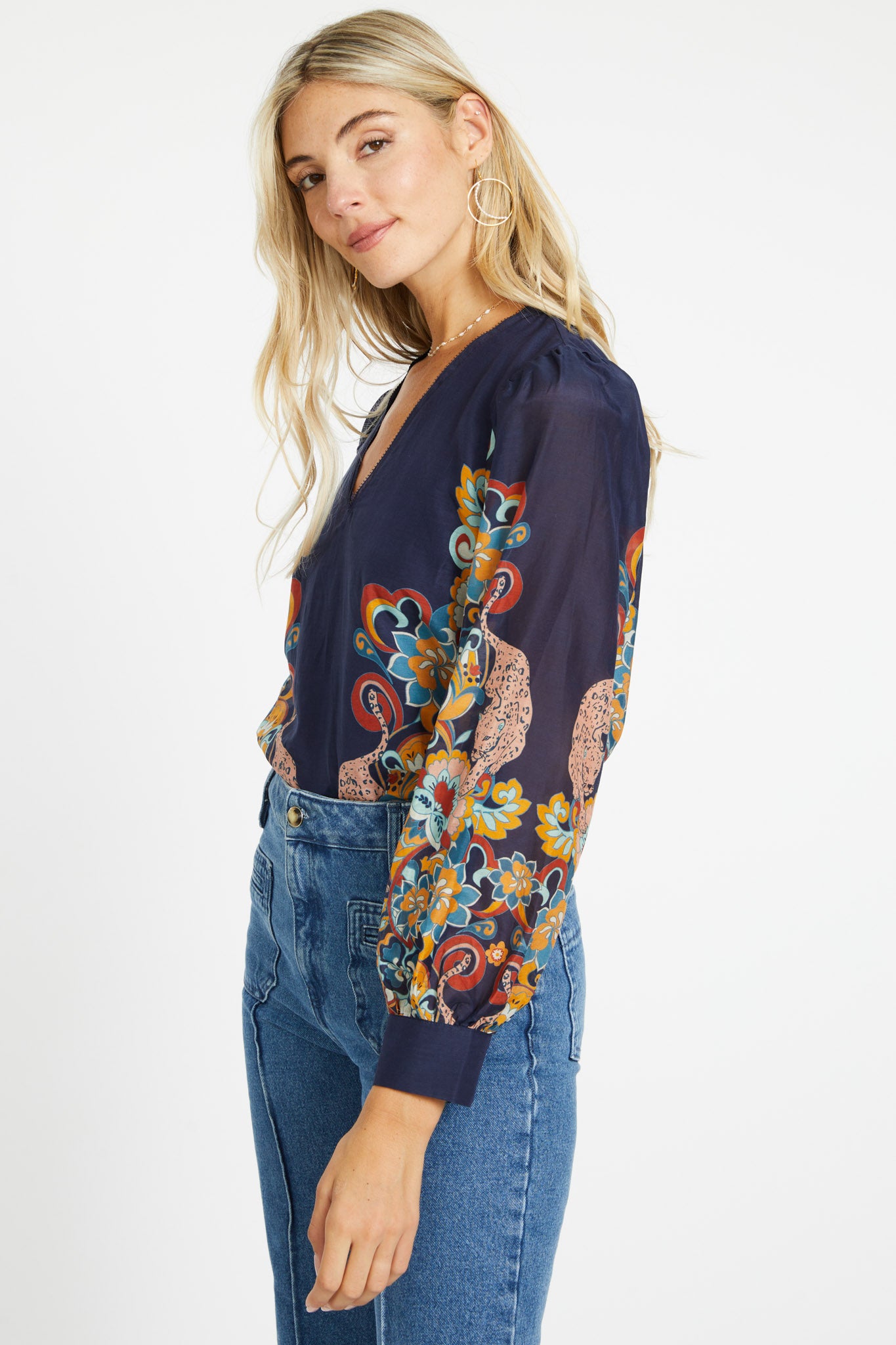 Ruby Top in Cosmic Cheetah