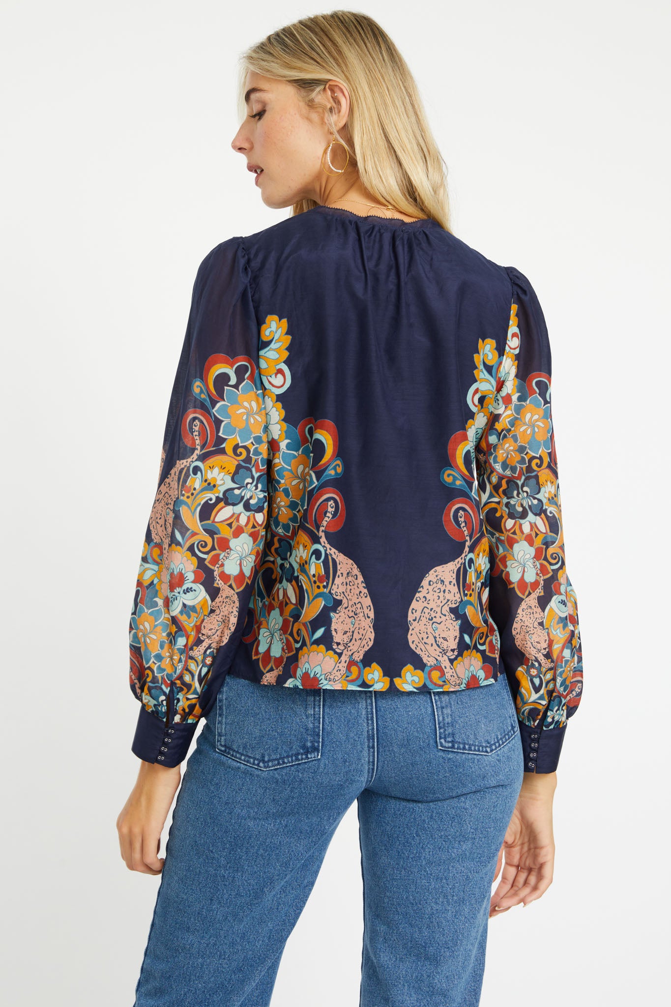 Ruby Top in Cosmic Cheetah