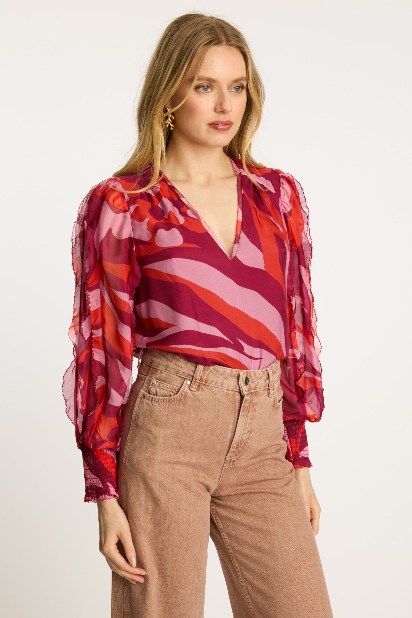 Flora Top in African Sunset