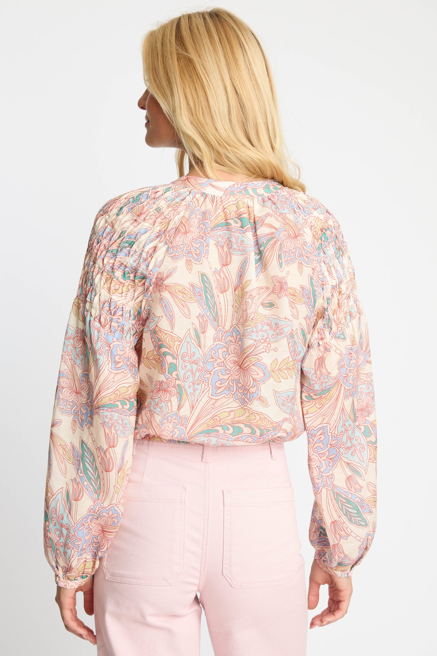 Dolly Top in Paisley Floral