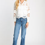 Emmie Top in White Eyelet