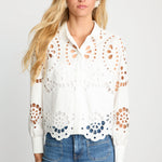 Emmie Top in White Eyelet