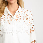 Emmie Top in White Eyelet