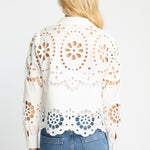 Emmie Top in White Eyelet