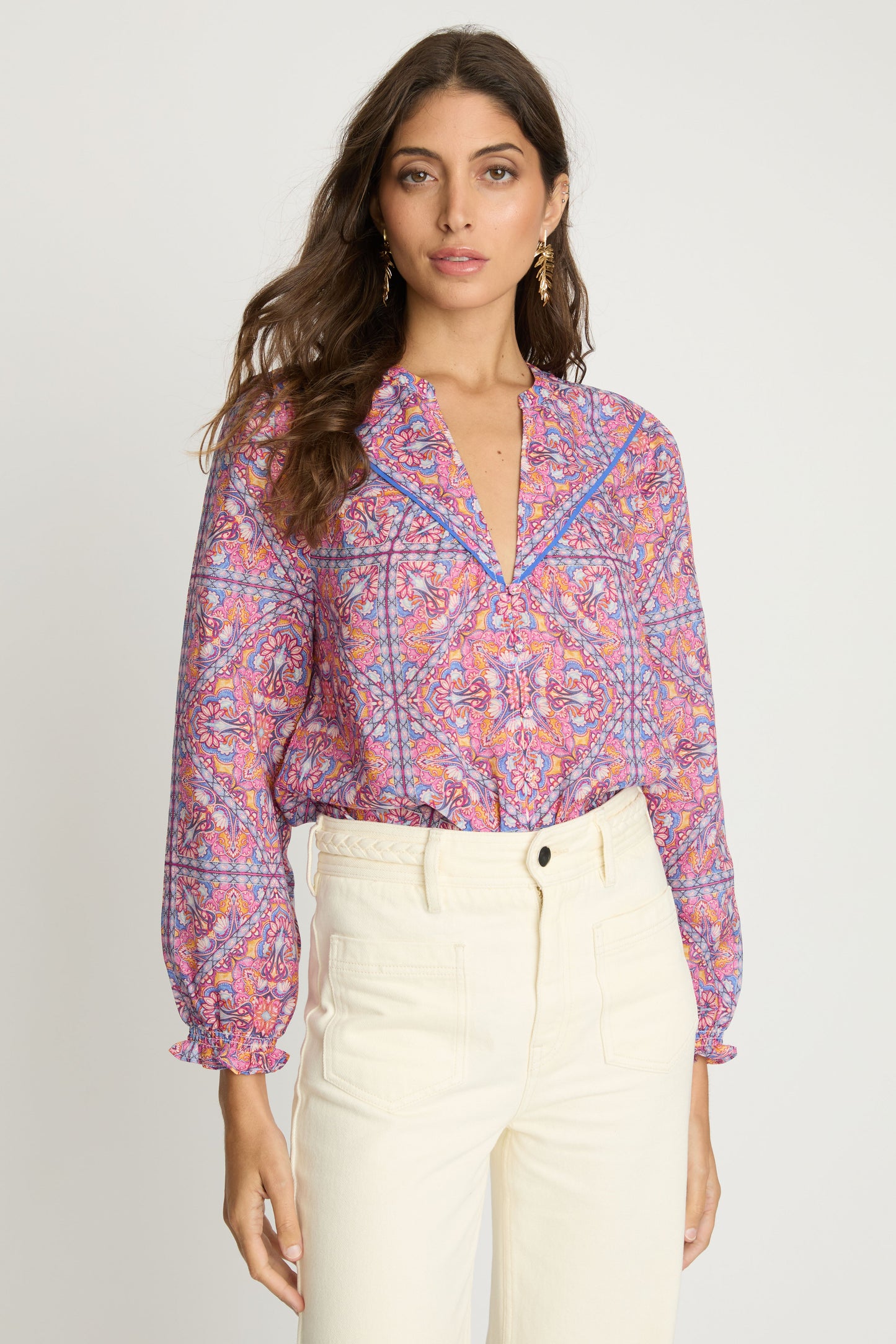 Simi Top in Petal Tapestry