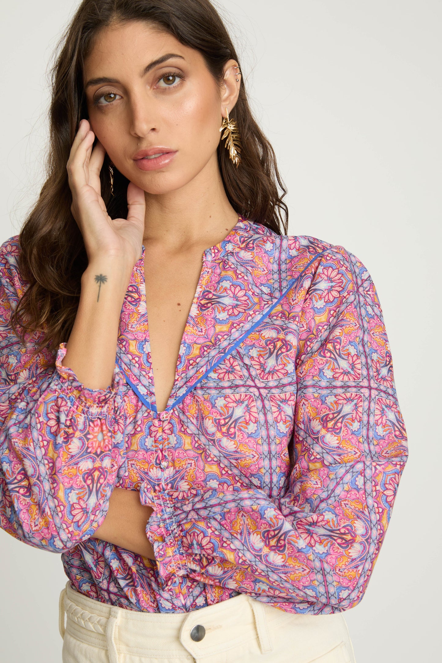 Simi Top in Petal Tapestry