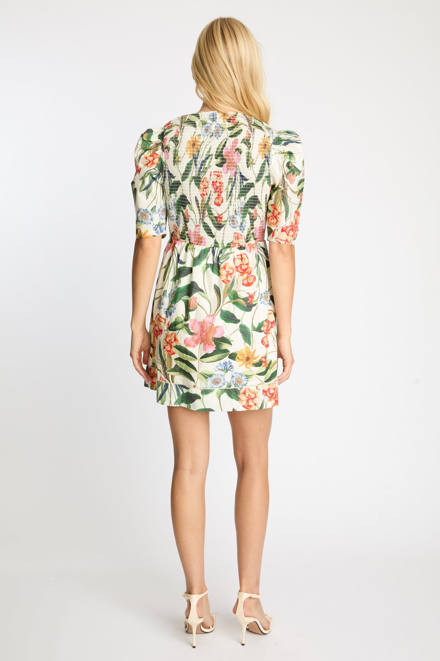 Lucinda Dress in Buttercream Floral