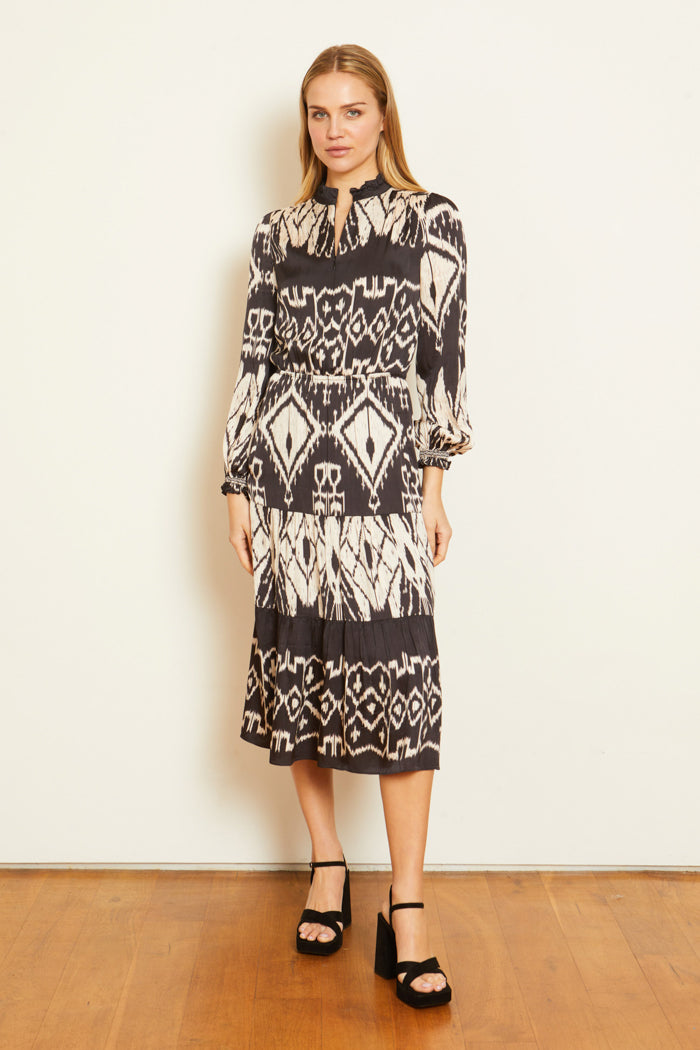 Talia Dress in Ambergrain