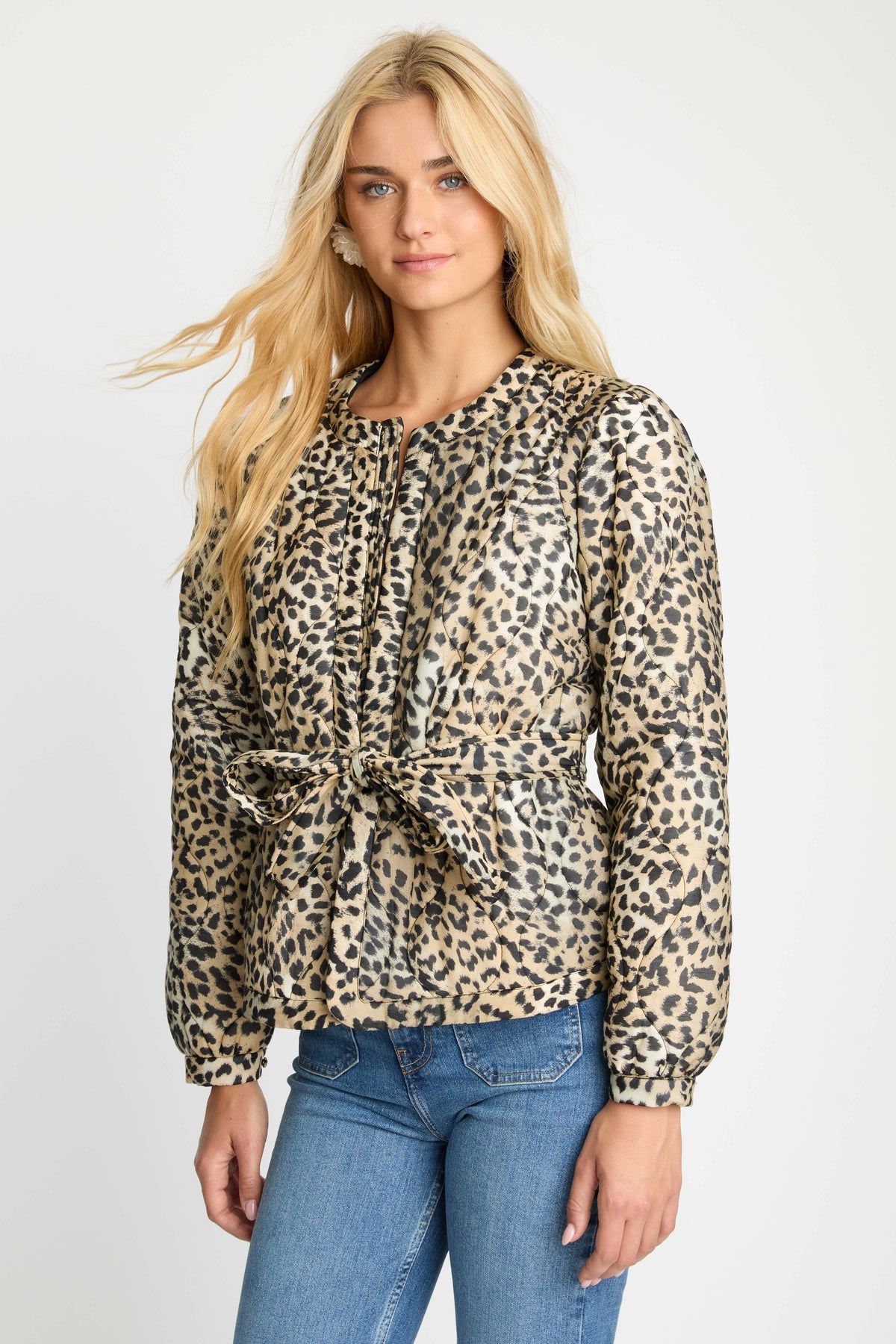 Ember Reversible Jacket in Golden Leopard