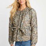 Ember Reversible Jacket in Golden Leopard