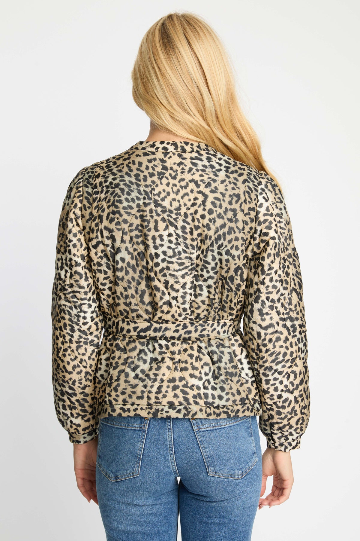Ember Reversible Jacket in Golden Leopard