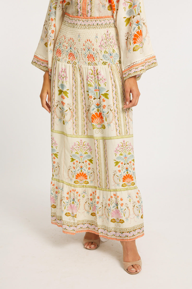Chablis Skirt in Vintage Floral