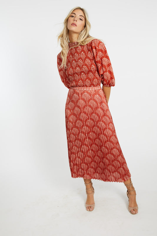 Genie Top in Rust Ginko Breeze