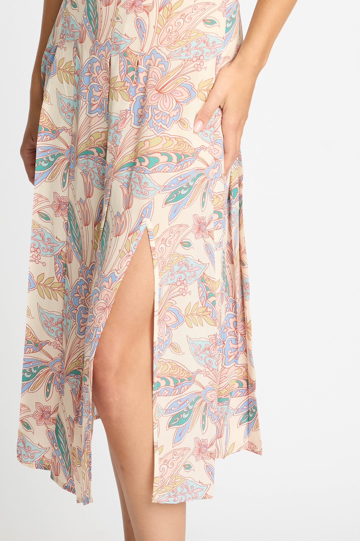 Glenda Skirt in Paisley Floral