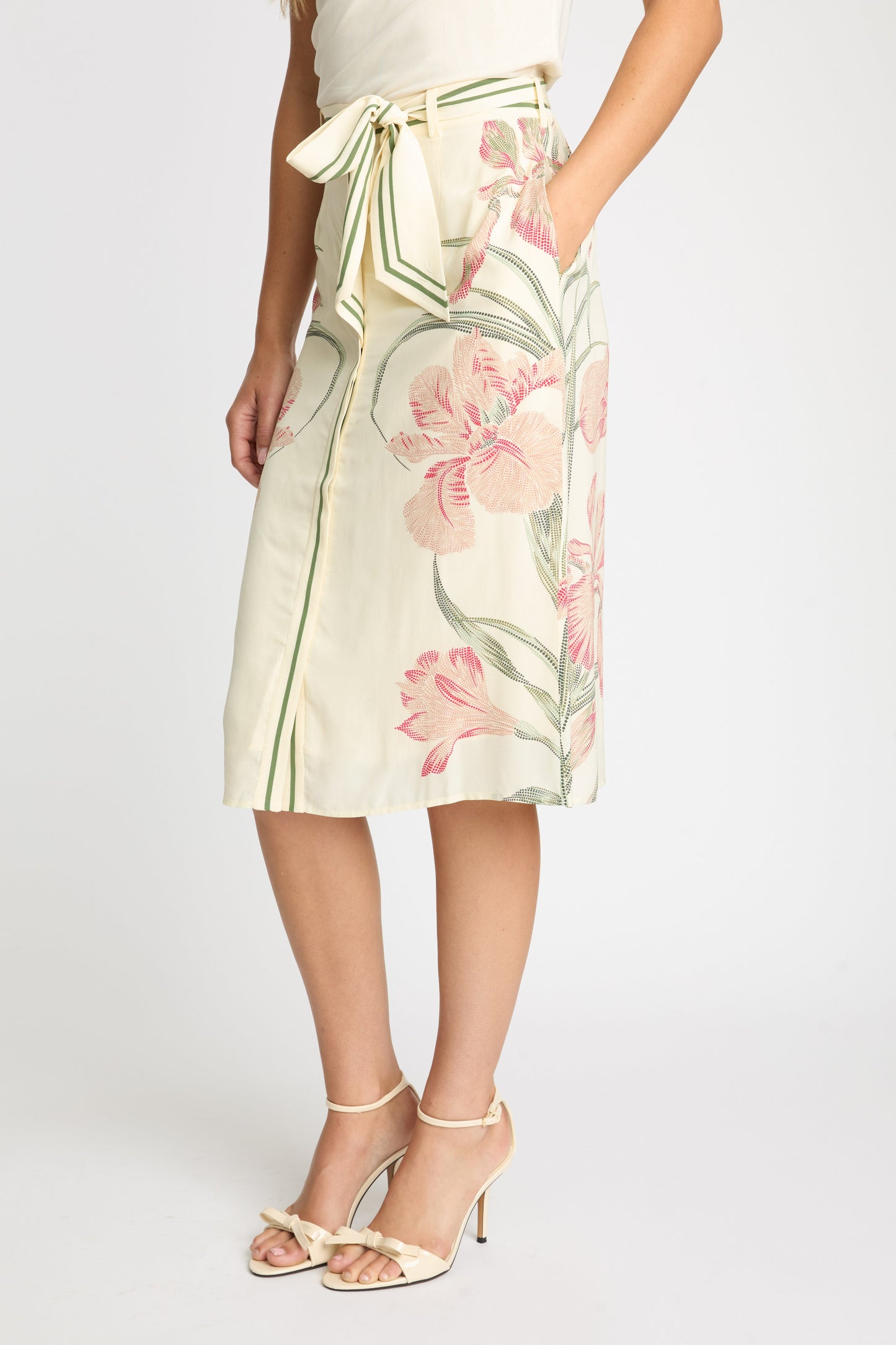 Claudette Skirt in Stippled Iris