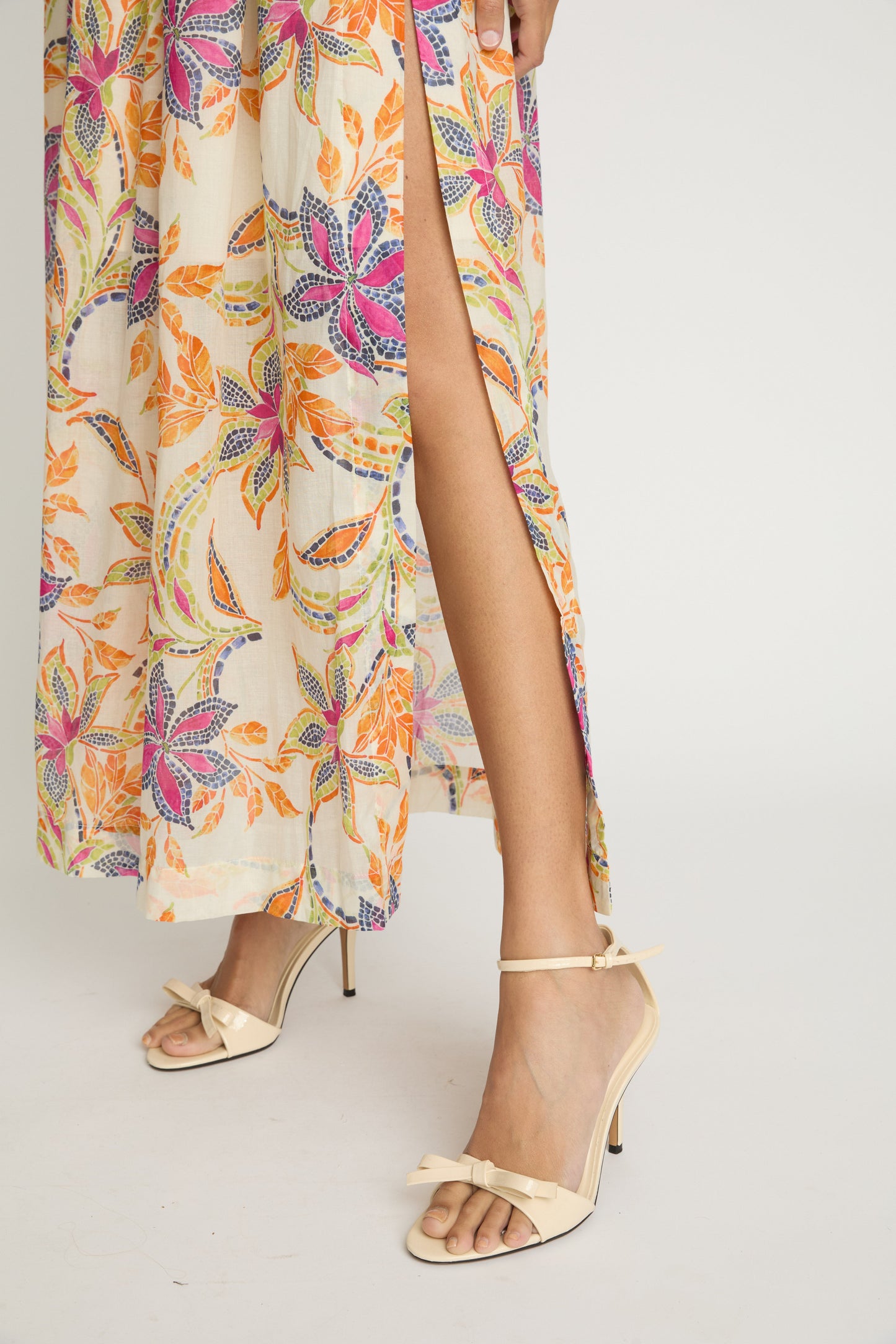 Kai Skirt in Stitched Flower
