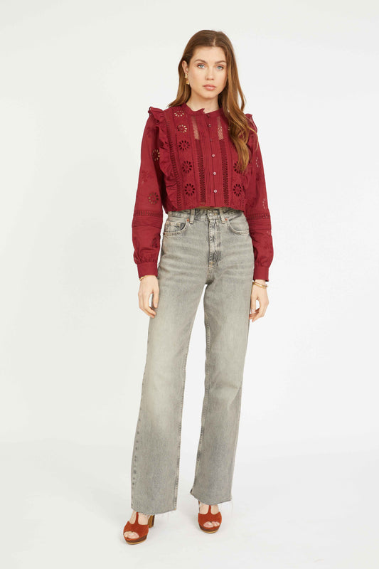 Nelly Top in Cabernet