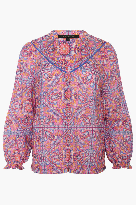 Simi Top in Petal Tapestry