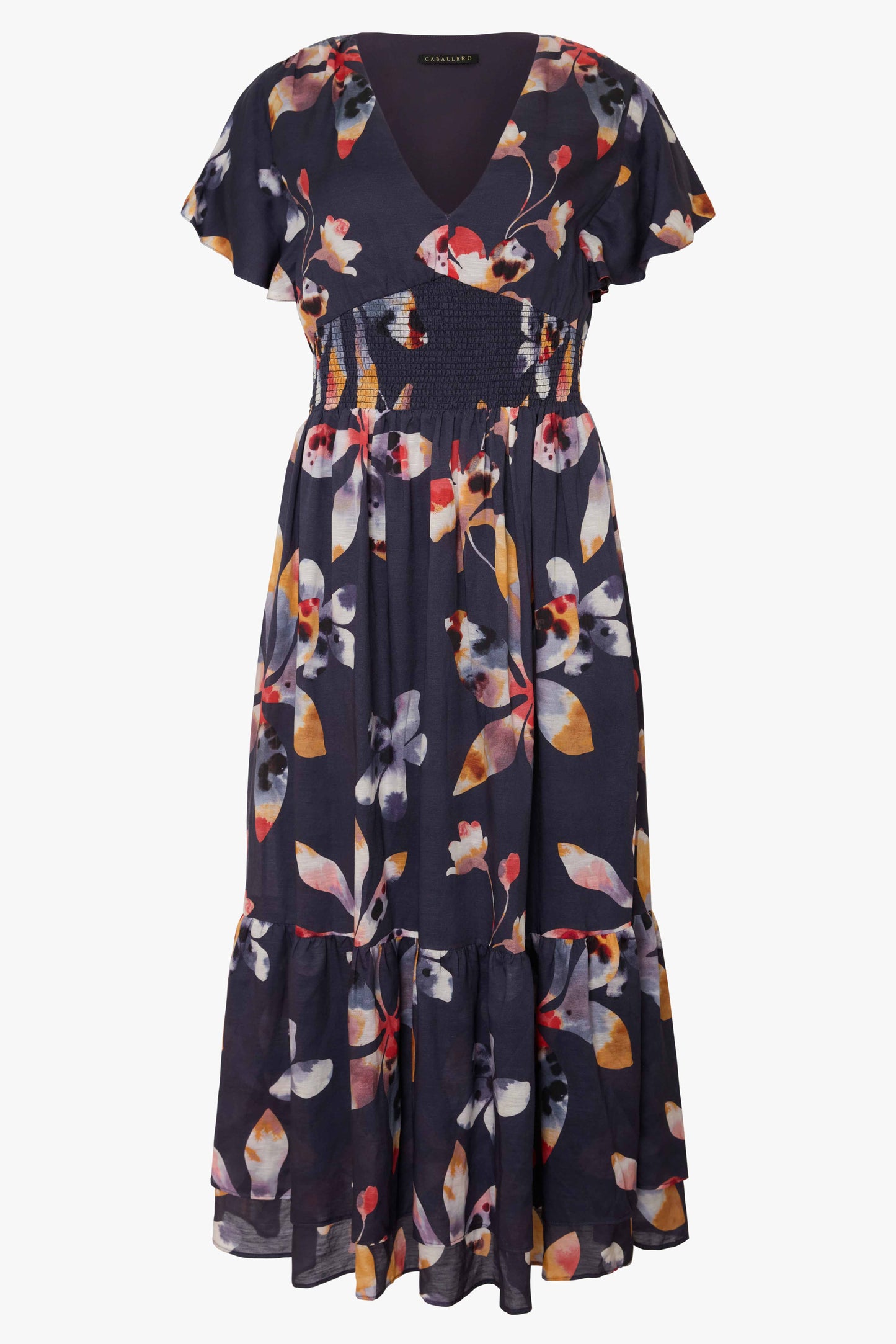 Blakely Dress in Watercolor Bloom