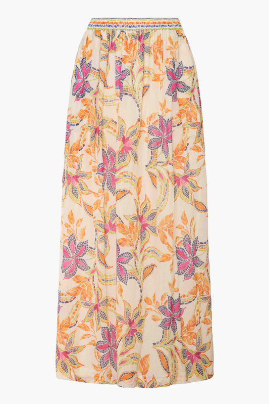 Kai Skirt in Stitched Flower