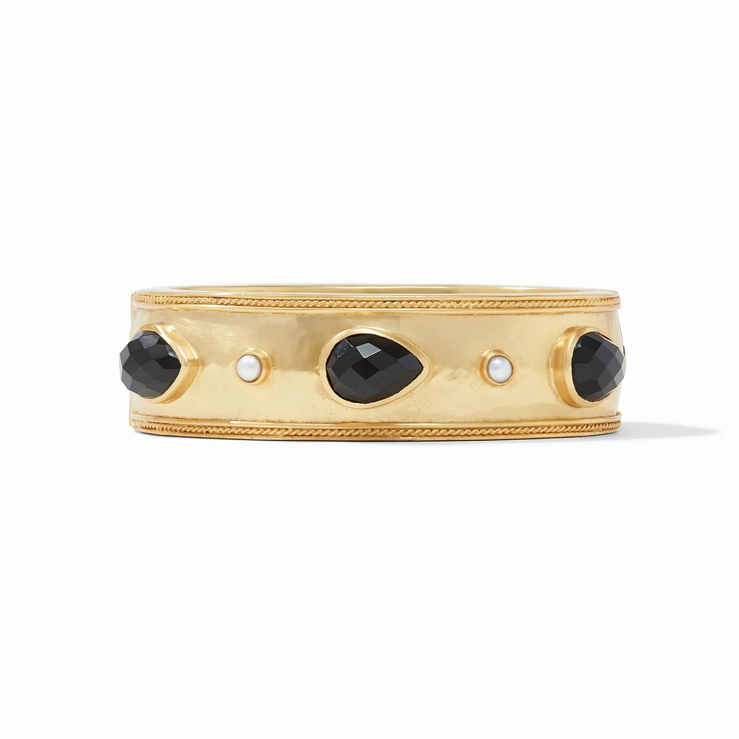 Cannes Stone Statement Hinge Bangle